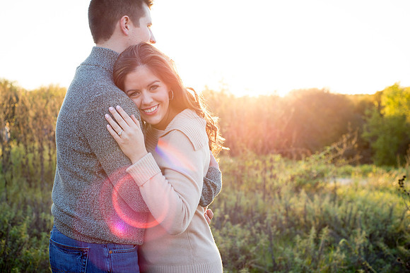 Morgan and Bo have an engagement session at Arbor Hills Nature Preserve in Plano, Texas.