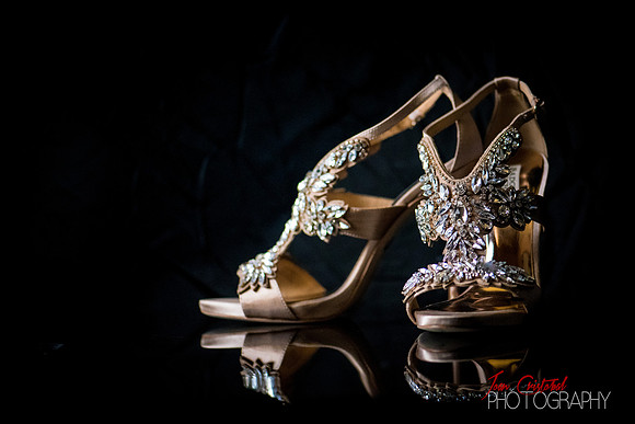 Lovely bridal shoes, shot at the Sheraton in McKinney, Texas.